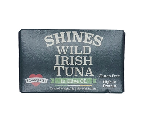 Shines wild irish tuna